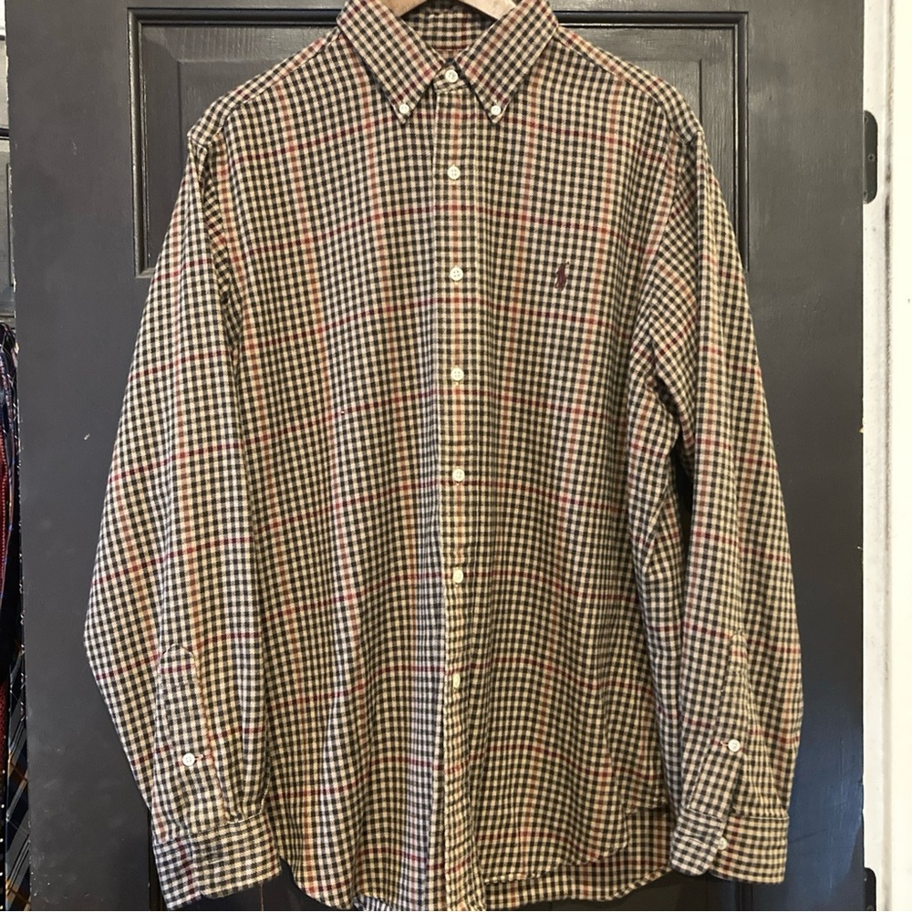 Ralph Lauren Men’s L/S flannel button down Men’s size L